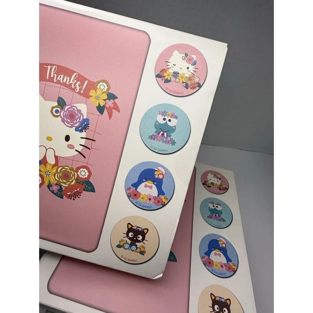 Hello Kitty 3 Pack Of 12 Bundle Note Card Set 36 Total Thanks Note Cards New